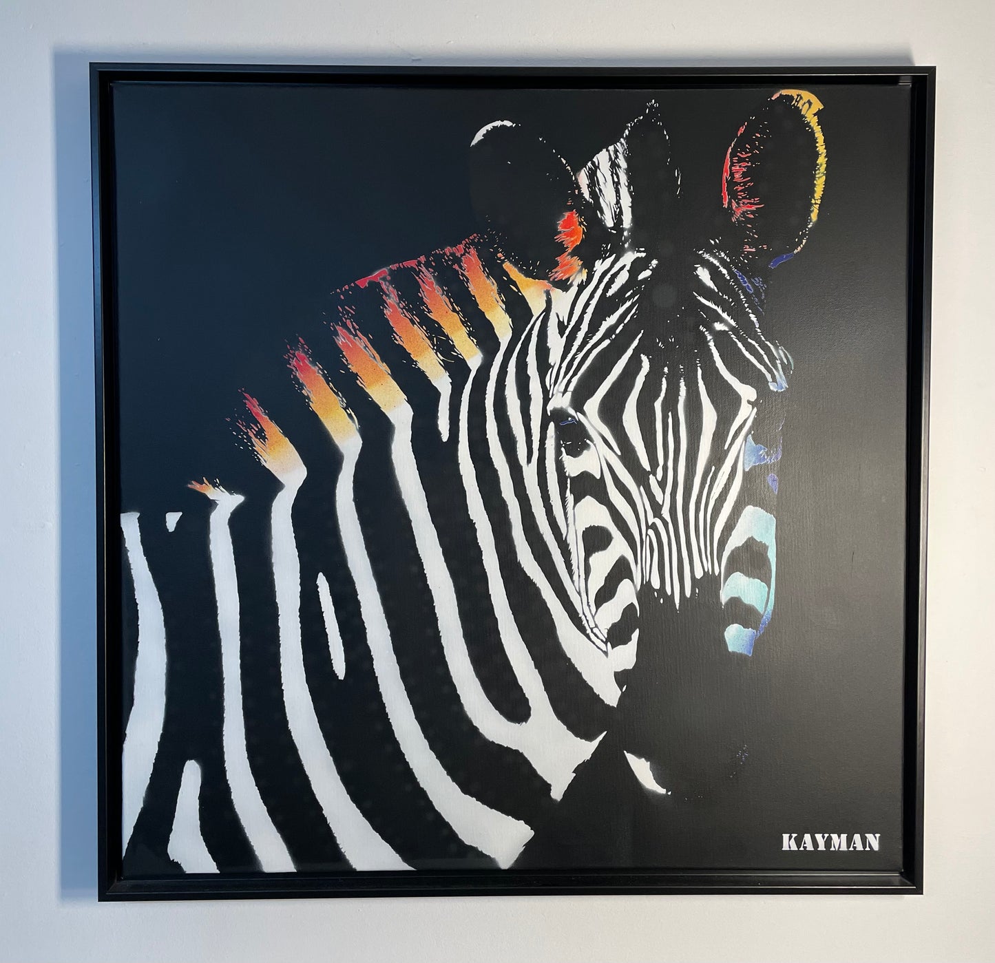 Punks not Dead I Original auf Canvas (gerahmt)
